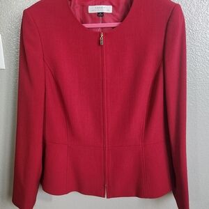 Tahari Arthur S. Levine Red Pants Suit Size 16
